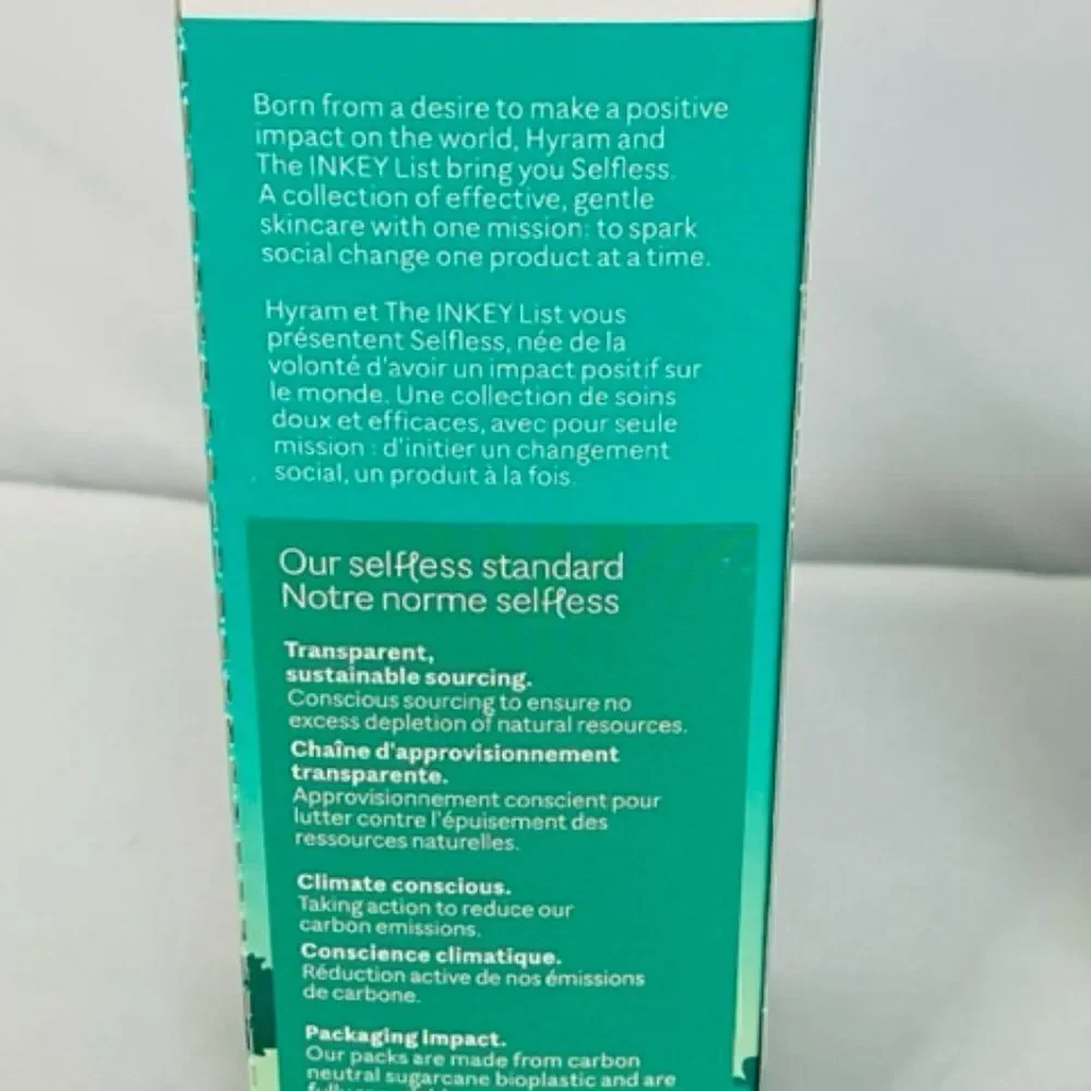 Inkey List SELFLESS BY HYRAM ~ CENTELLA & GREEN TEA DAILY GEL CLEANSER ~ 5.0 OZ